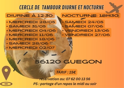 cercles de tambour mai et juin